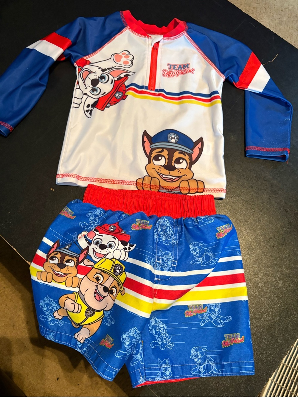 Nickelodeon Red, Blue and White Character Swim Set